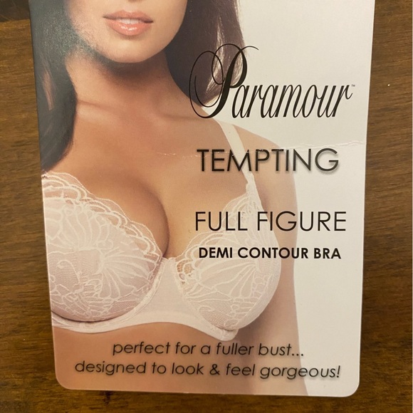 Women’s Paramour Tempting Full Figure Demi Contour Bra NWT - Picture 5 of 6